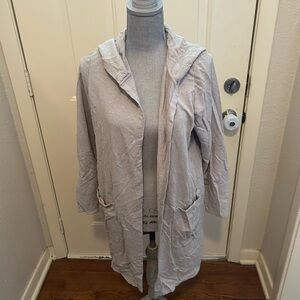 Pure Jill Beige Hooded Jacket